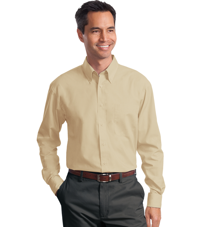 Port Authority Long Sleeve Value Poplin Shirt