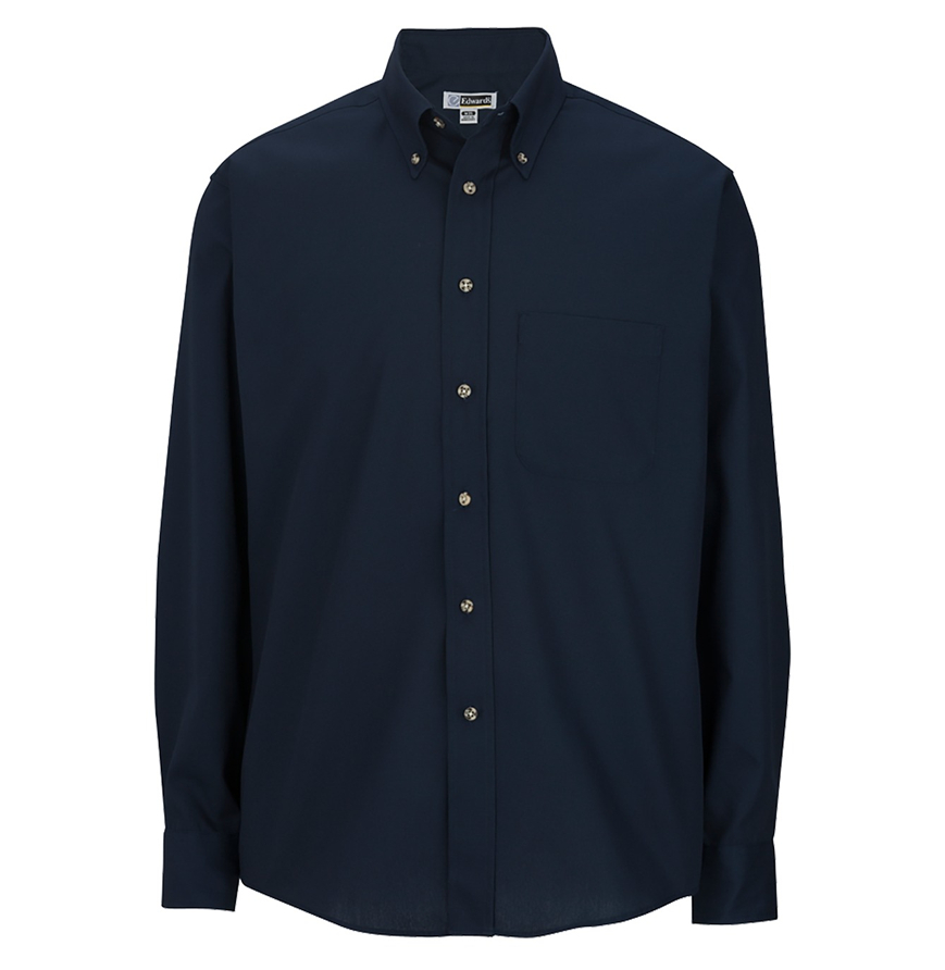 Edwards Long Sleeve Cotton/Twill Shirt