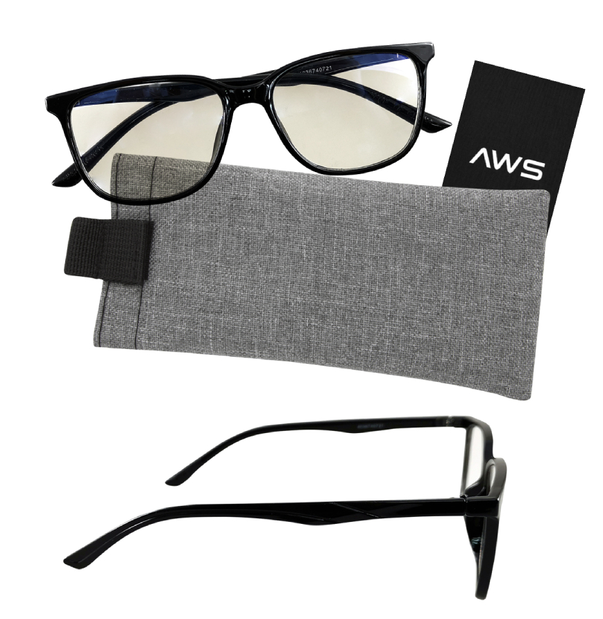 Promo Products 95181 500 Pack - AWS BLUE LIGHT BLOCKING GLASSES WITH POUCH