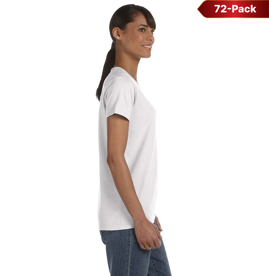 Gildan G500L-72PK 72-PACK - Womens Heavy Cotton 5.3 oz T-Shirt
