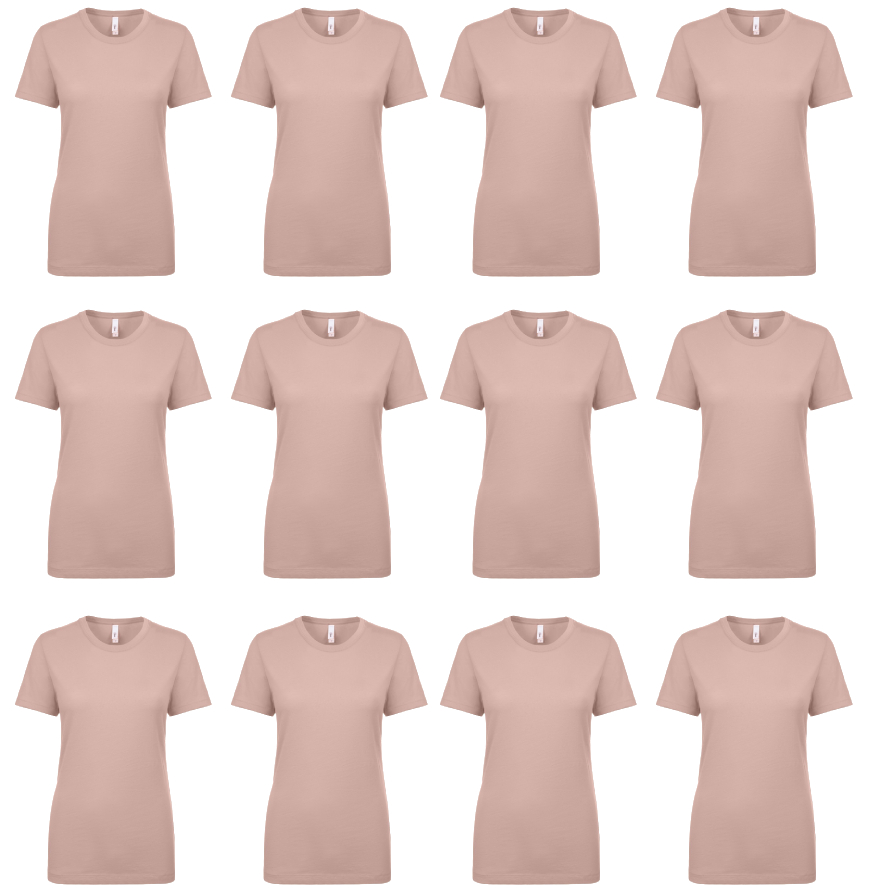 Next Level N1510-12PK 12-PACK - Women's Ideal T-Shirt