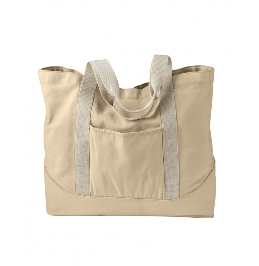 14 oz. Pigment-Dyed Large Canvas Tote-1904