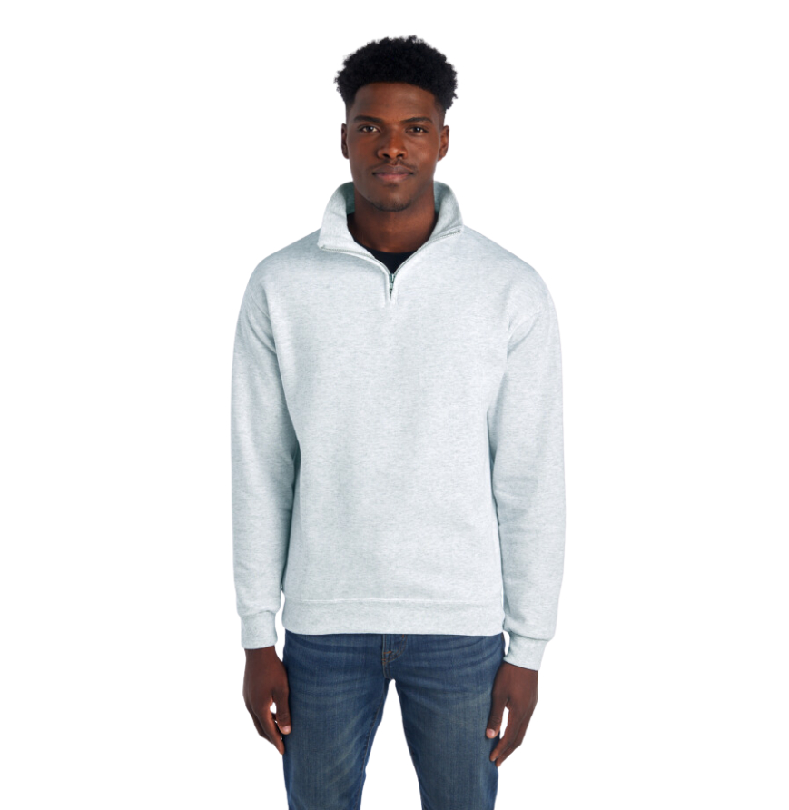 Jerzees 995M Adult 8 oz. NuBlend® Quarter-Zip Cadet Collar Sweatshirt
