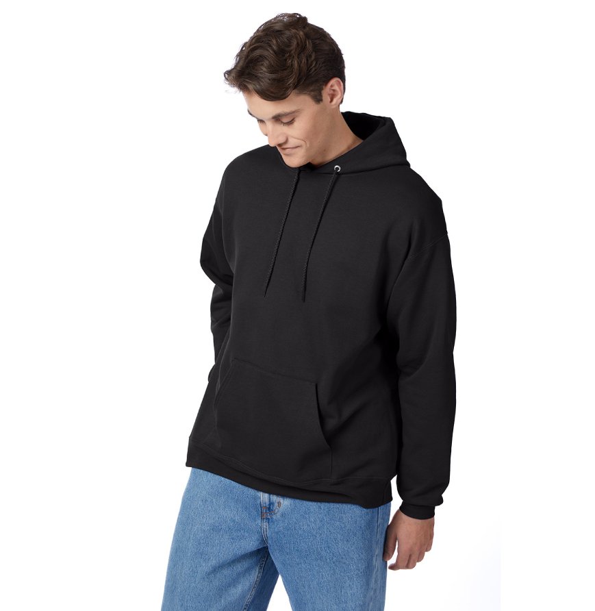 Hanes P170 Unisex 7.8 oz Ecosmart 50/50 Pullover Hooded Sweatshirt
