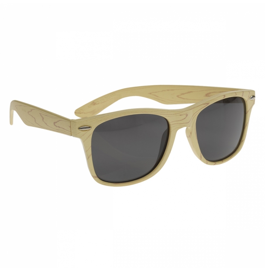 Promo Products 6265 300 Pack - Designer Collection Woodtone Malibu Sunglasses