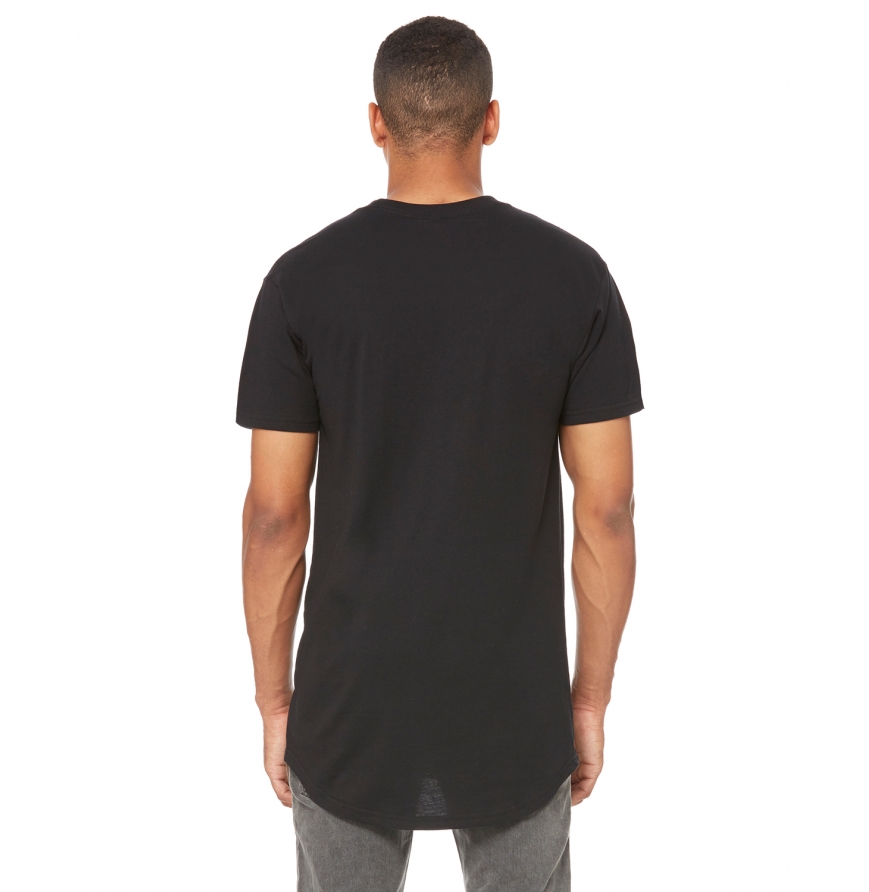 Mens Long Body Urban T-Shirt-3006