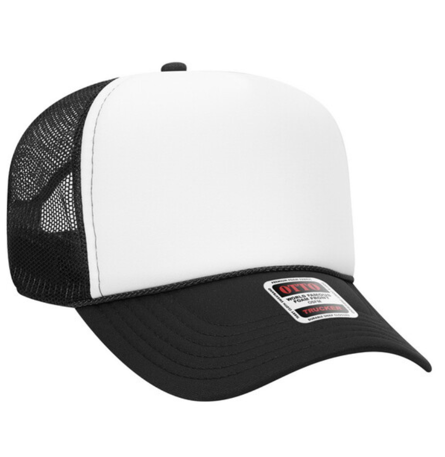 Otto Cap 32-467 Otto Cap 5-Panel Mid Profile Mesh Back Trucker Hat