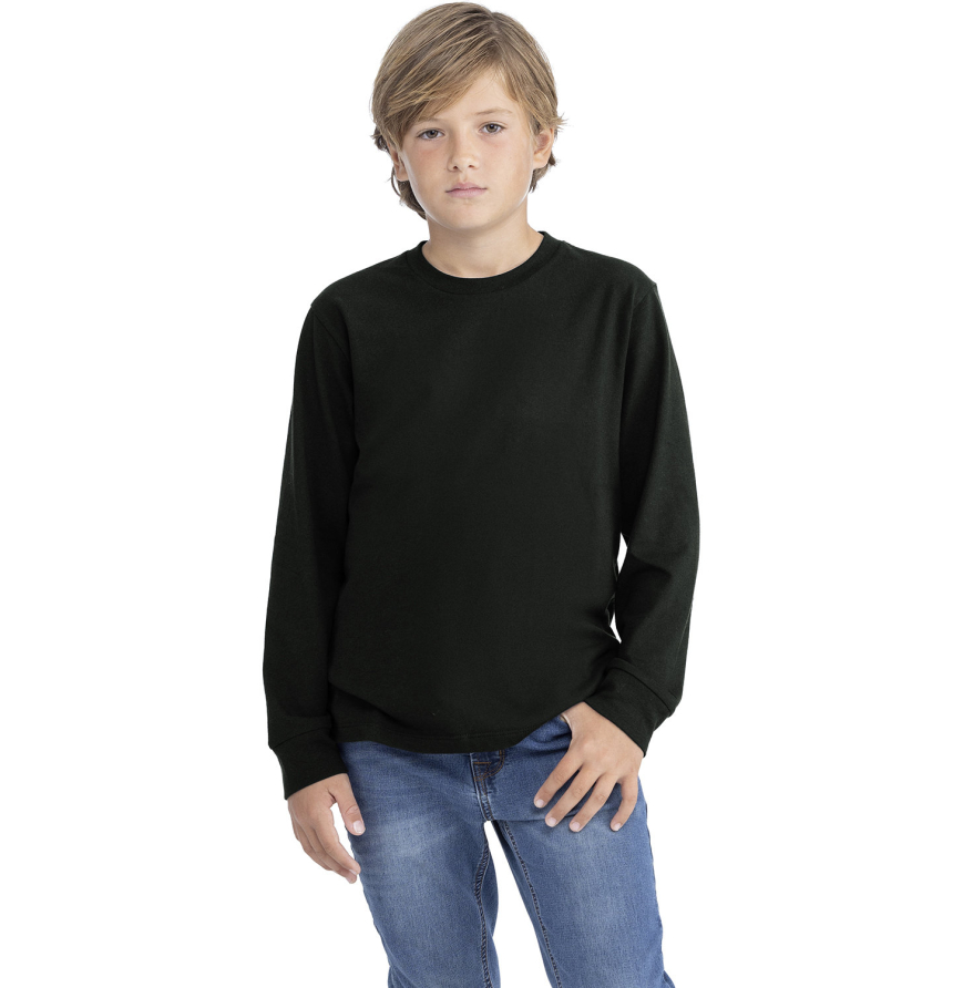 None 3311NL Youth Cotton Long Sleeve T-Shirt