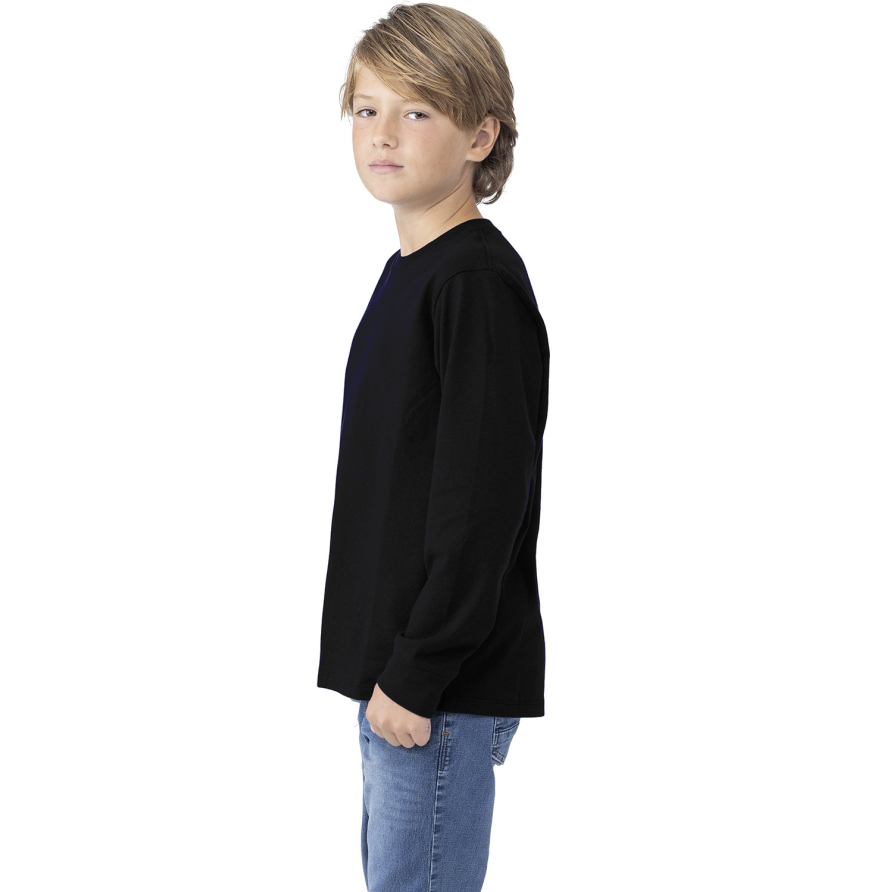None 3311NL Youth Cotton Long Sleeve T-Shirt