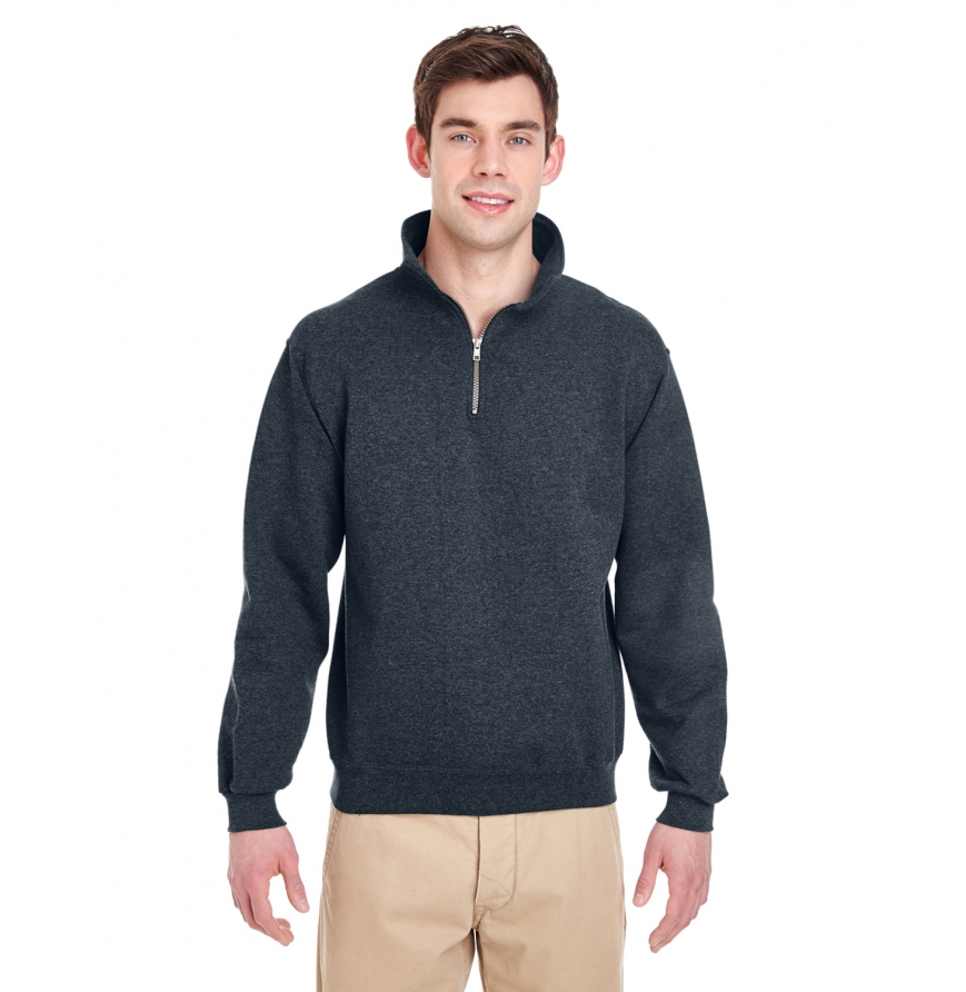 4528 Adult 9.5 oz. Super Sweats® NuBlend® Fleece Quarter-Zip Pullover ...