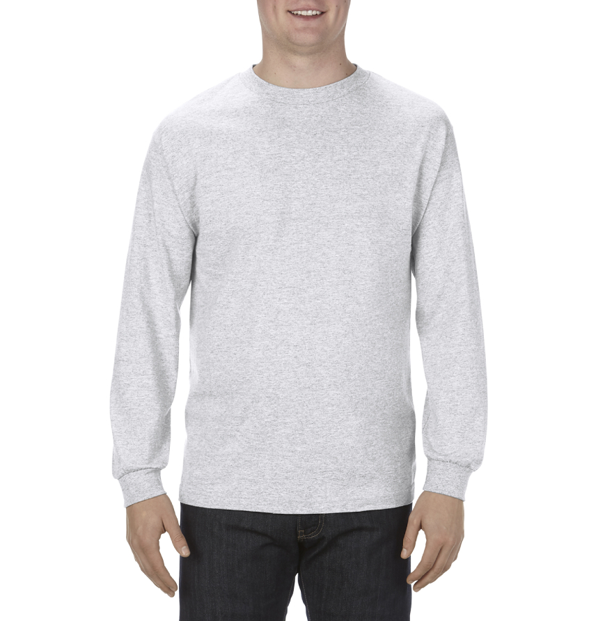Alstyle AL1304 Adult 60 oz 100 Cotton Long-Sleeve T-Shirt