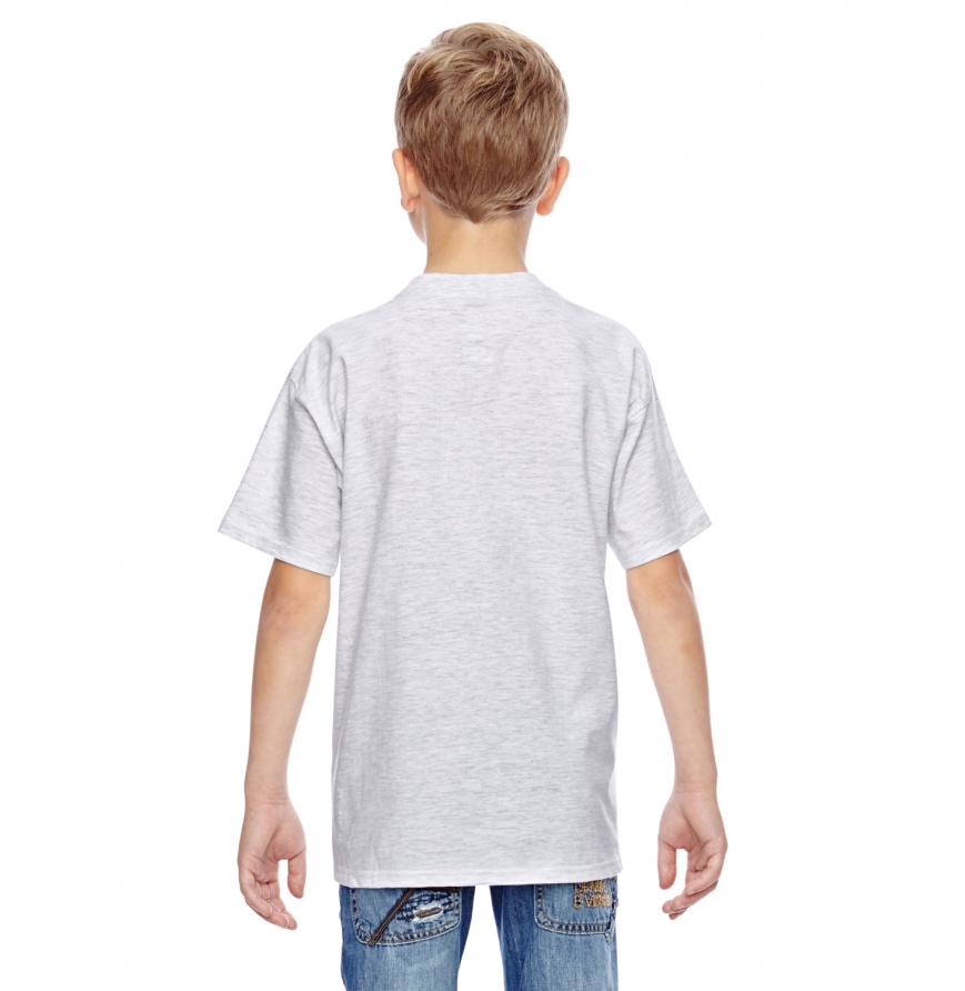 Hanes 498Y Youth 4.5 oz., 100% Ringspun Cotton nano-T® T-Shirt