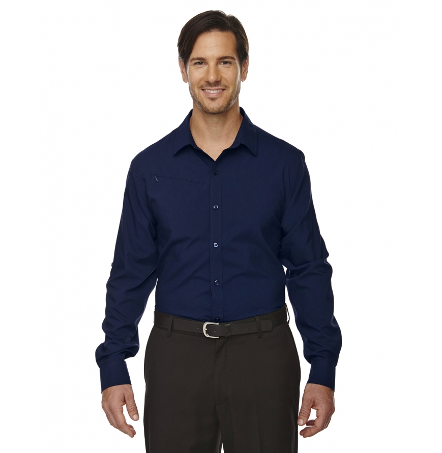 North End Men's Performance Shirt with Roll-Up Sleeves