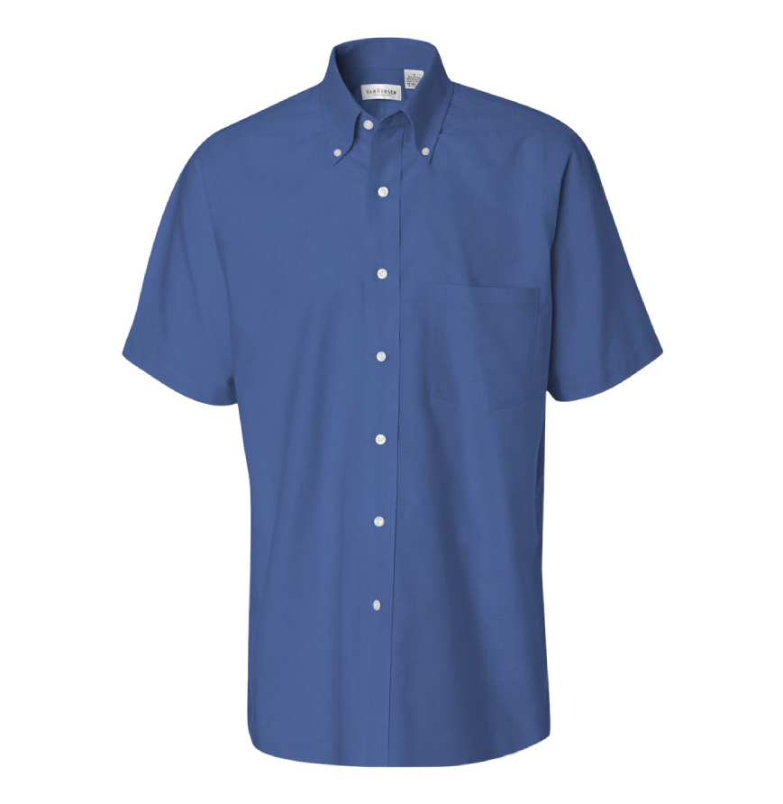 Van Heusen 13V0042 Short Sleeve Oxford Shirt - 13V0042