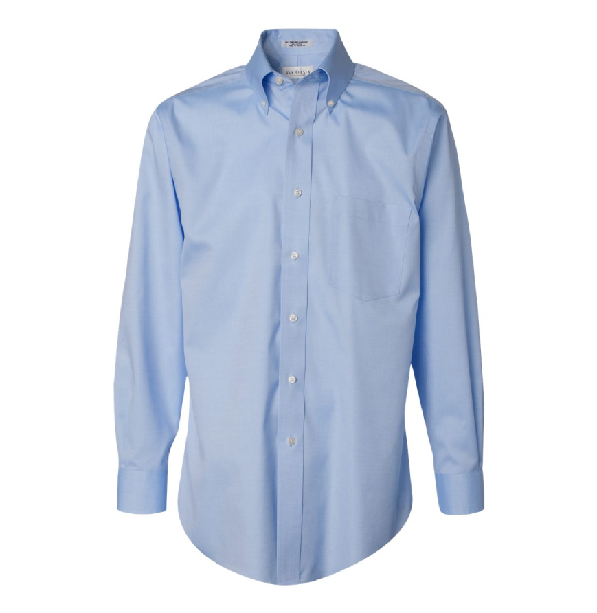 Van Heusen 13V0143 Non-Iron Pinpoint Oxford Shirt - 13V0143