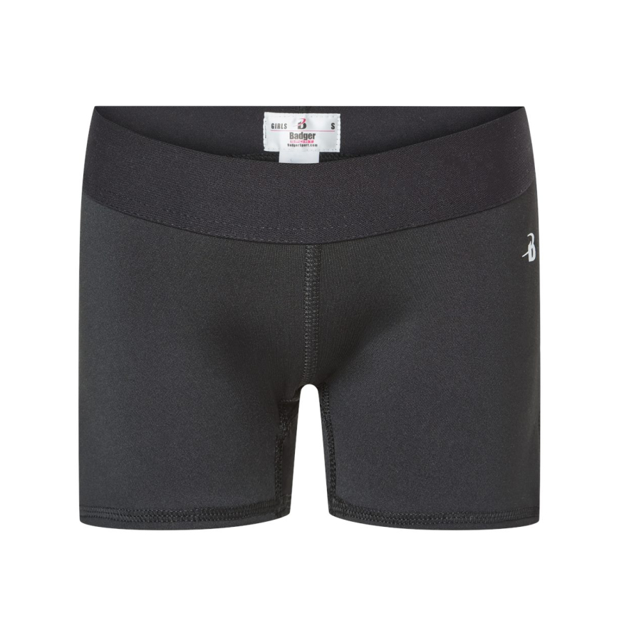 Badger 2629 Girls' Pro-Compression Shorts - 2629