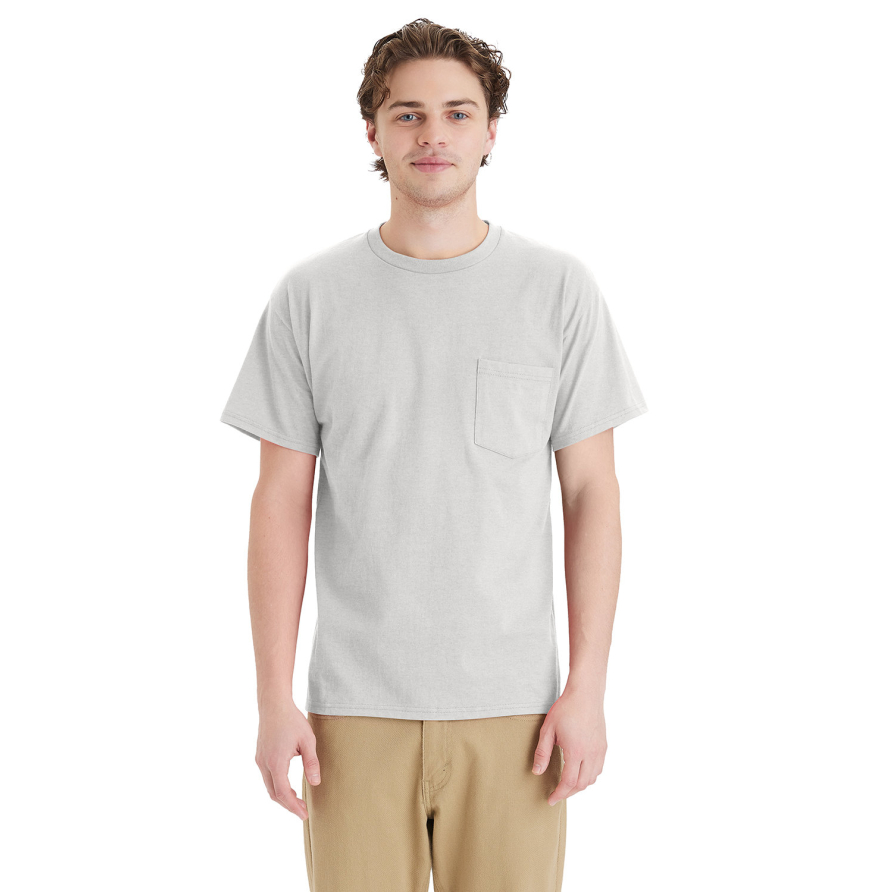 Hanes 5290P Unisex Essential Pocket T-Shirt