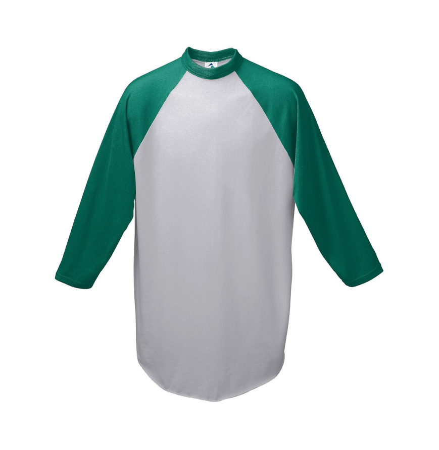 421 Augusta Sportswear Youth Crewneck Raglan Sleeves Baseball Jersey T-Shirt 
