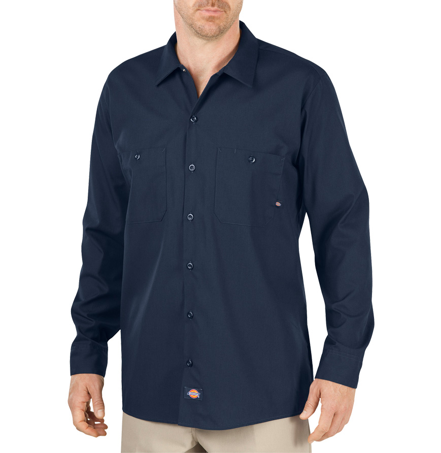 Long Sleeve Industrial Work Shirt-61-DC-Sale