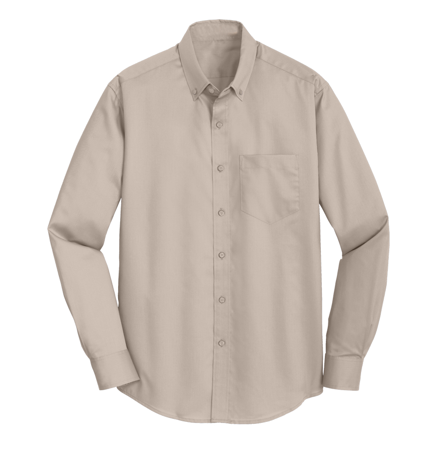 Men's Long Sleeve Poplin Shirt-62-PO-Clearance