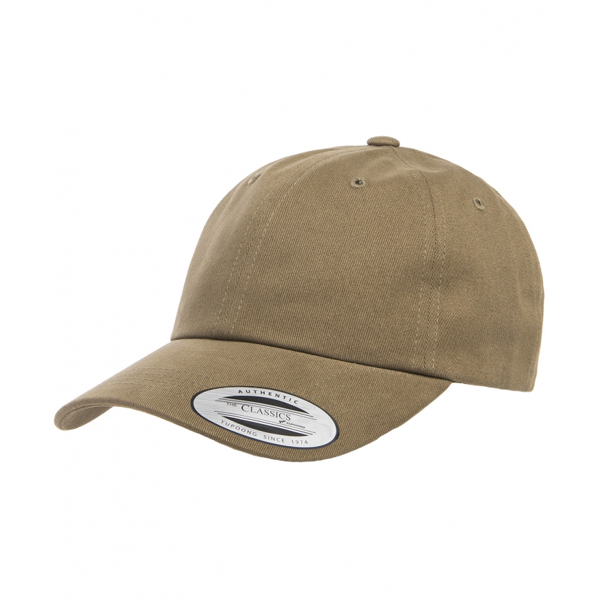Adult Peached Cotton Twill Cap-6245PT Dad