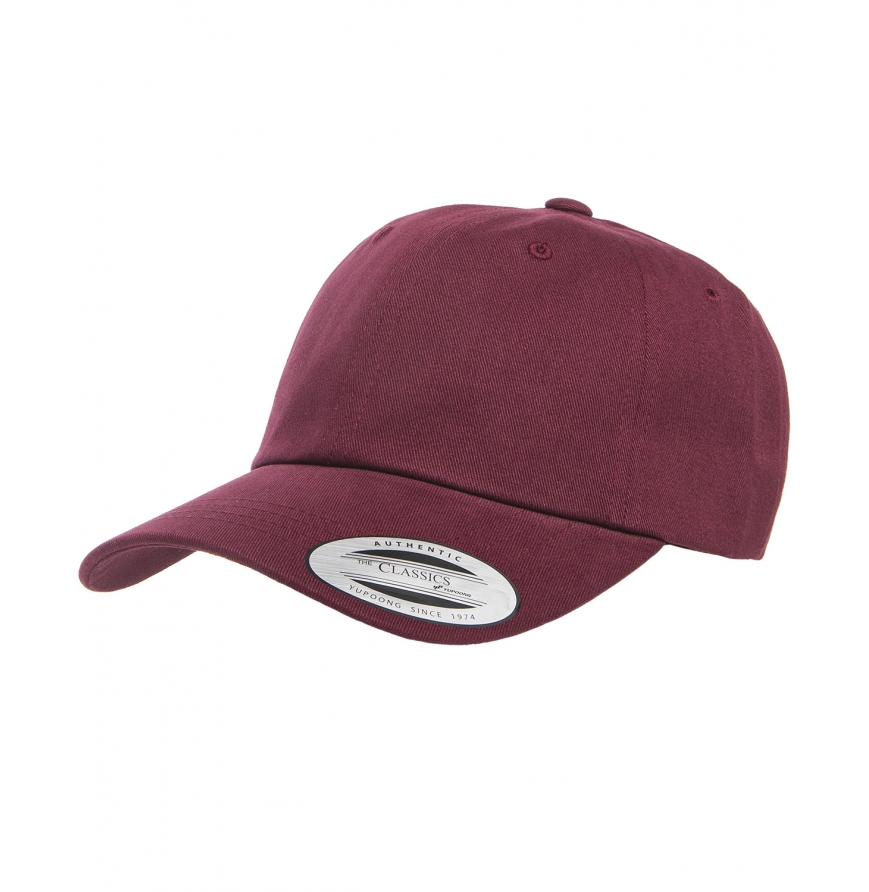 Adult Peached Cotton Twill Dad Cap-6245PT