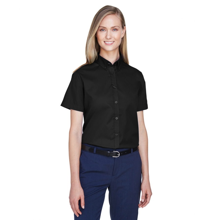 Women's Optimum Short-Sleeve Twill Shirt