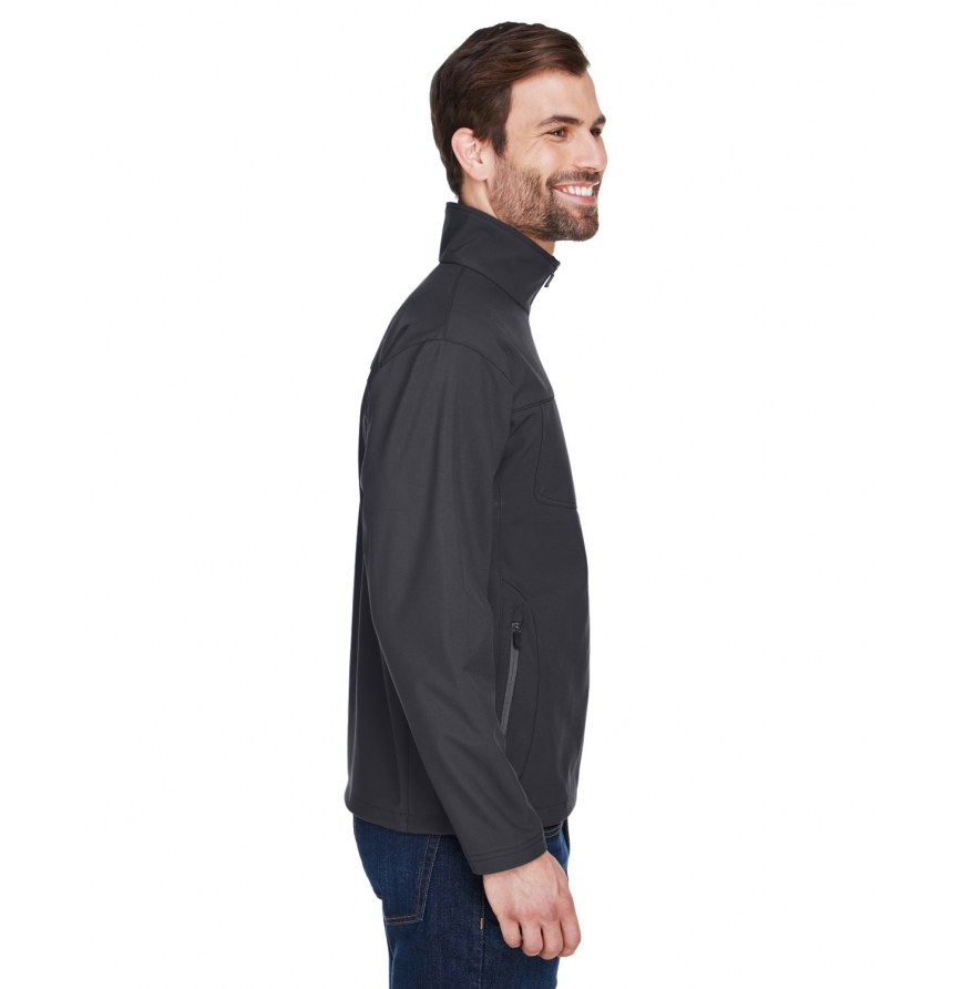 UltraClub 8280 Adult Performance Ripstop Soft Shell Jacket with Cadet Collar