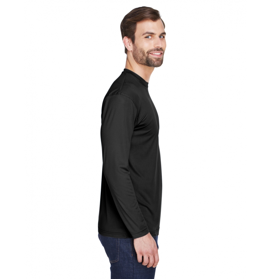Adult Cool & Dry Sport Long-Sleeve Performance Interlock T-Shirt-8422