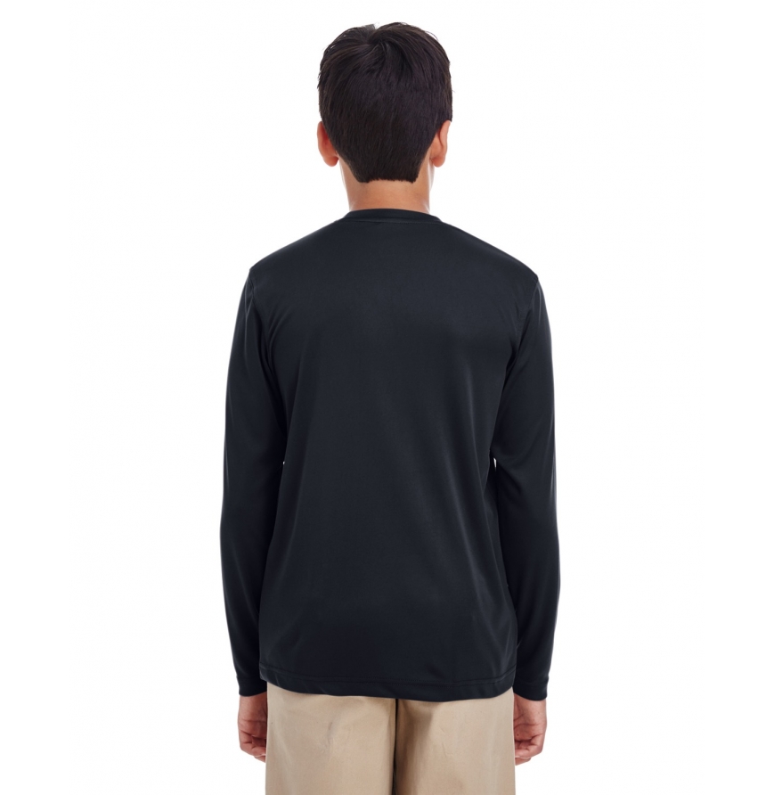 UltraClub 8622Y Youth Cool & Dry Performance Long-Sleeve Top
