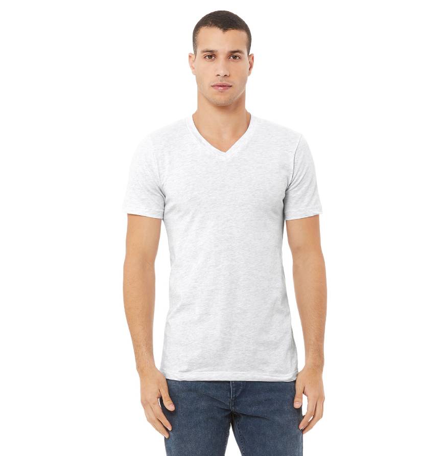 Bella + Canvas 3005 Unisex V-Neck T-Shirt | Wholesale | AllDayShirts