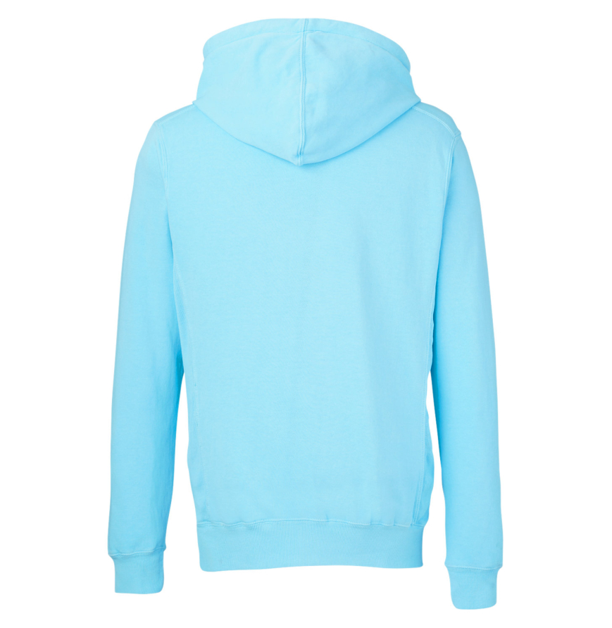 J America 8730JA Unisex Pigment Dyed Fleece Hooded Sweatshirt