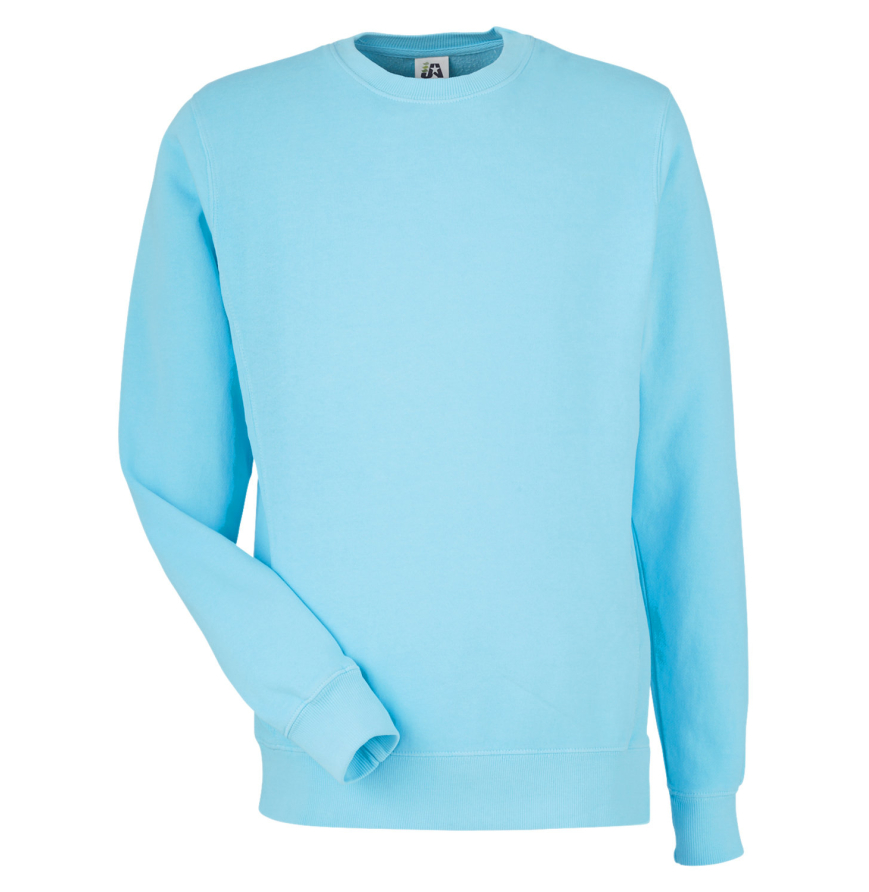 J America 8731JA Unisex Pigment Dyed Fleece Sweatshirt