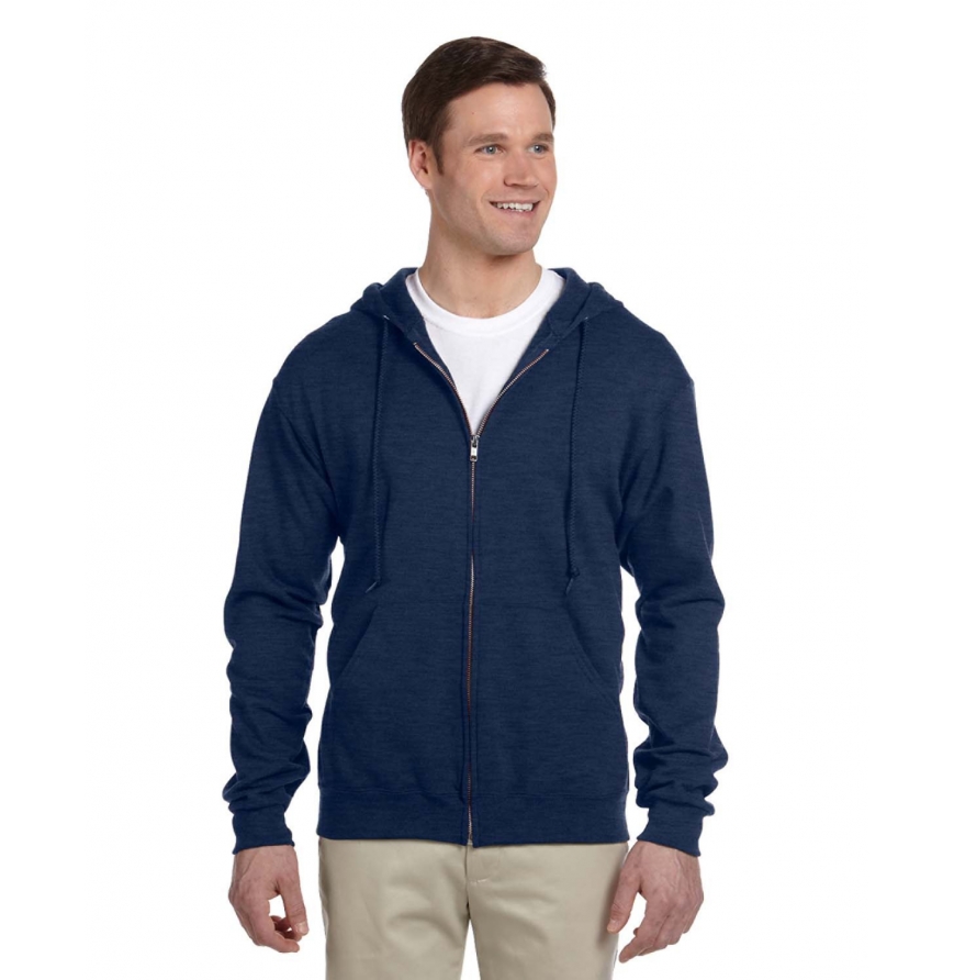 993 Adult 8 oz. NuBlend® Fleece Full-Zip Hood | Jerzees Blank Hoodies