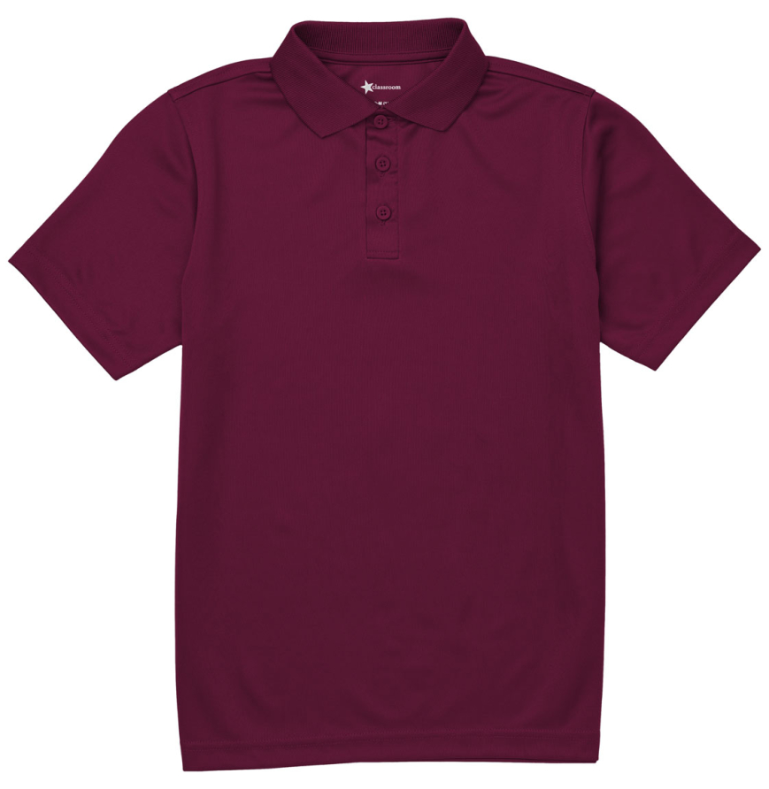 None CR860Y Youth Unisex Moisture Wicking Polo
