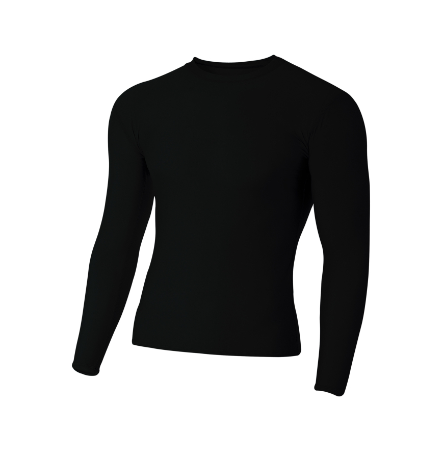 A4 Apparel NB3133 Youth Long Sleeve Compression Crew