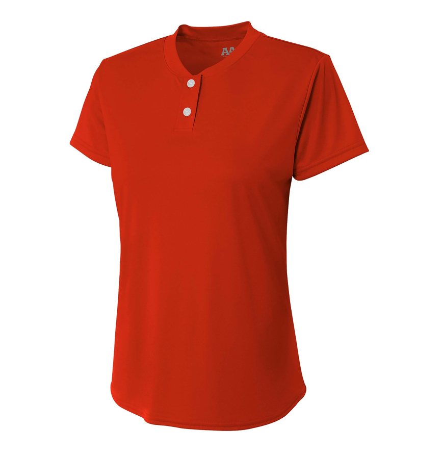 A4 Apparel NG3143 Youth Tek 2-Button Henley