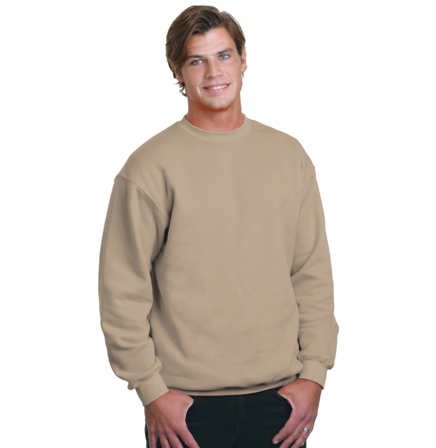 Gildan Mens Heavy Blend Crewneck Sweatshirt, XL, Sand 
