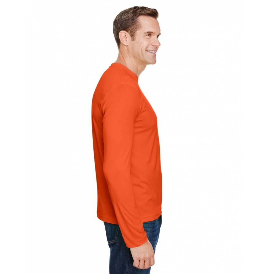 Bayside BA5360 Unisex 4.5 oz., 100% Polyester Performance Long-Sleeve T-Shirt