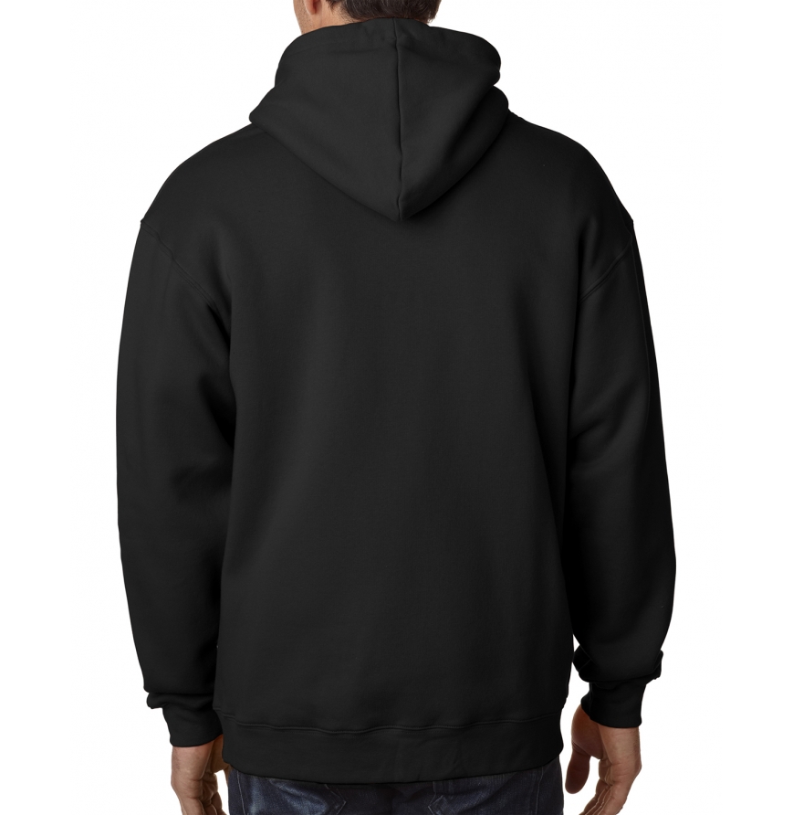Bayside BA900 Adult 9.5oz., 80% cotton-20% polyester Full-Zip Hooded Sweatshirt