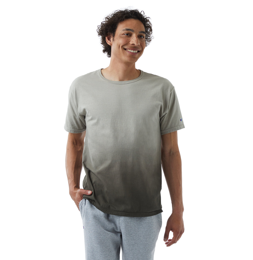Champion CD100D Unisex Classic Jersey Dip Dye T-Shirt