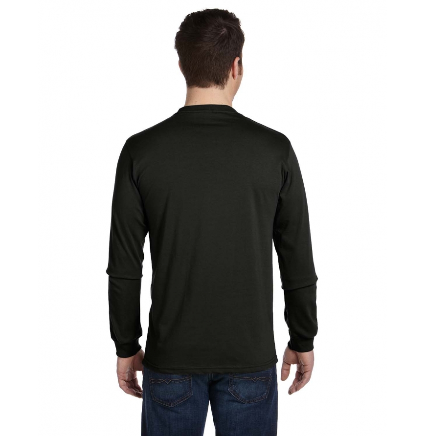 Men's 5.5 oz., 100% Organic Cotton Classic Long-Sleeve T-Shirt-EC1500