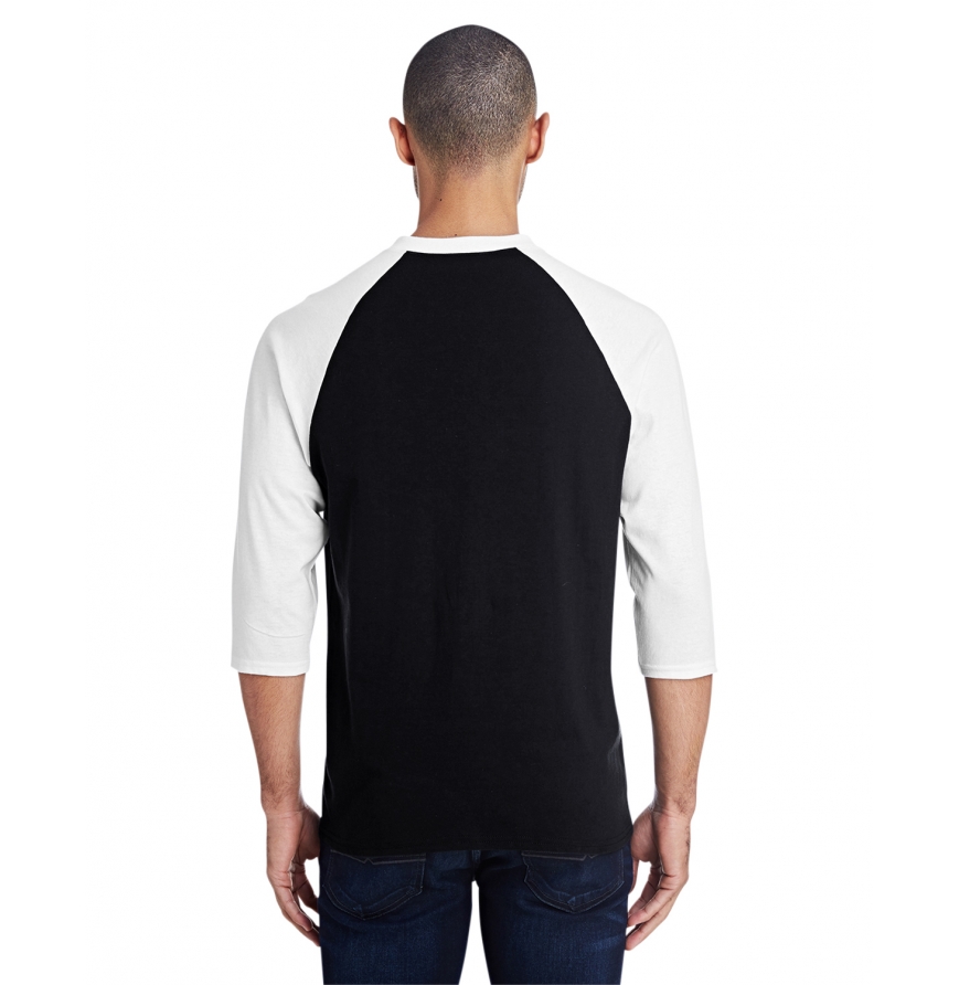 Gildan G570 Adult Heavy Cotton 5.3 oz. 3-4-Raglan Sleeve T-Shirt