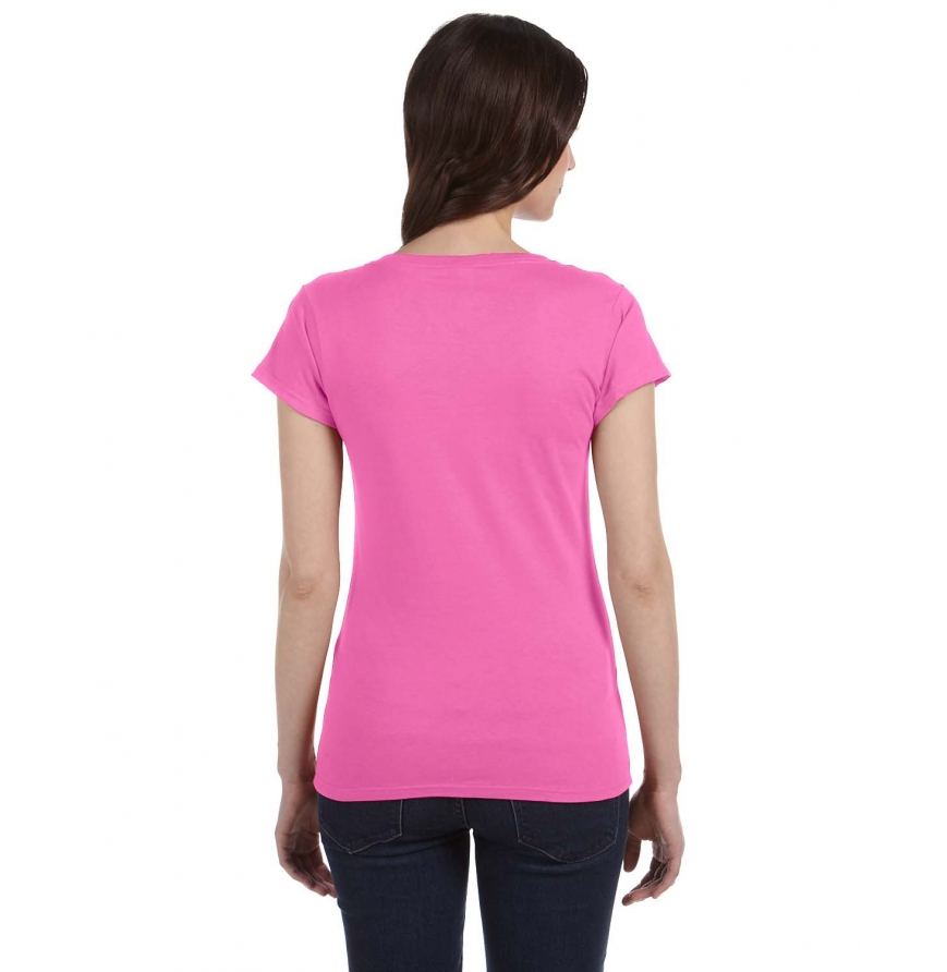 Gildan G64VL Women's SoftStyle® 4.5 oz. Fitted V-Neck T-Shirt