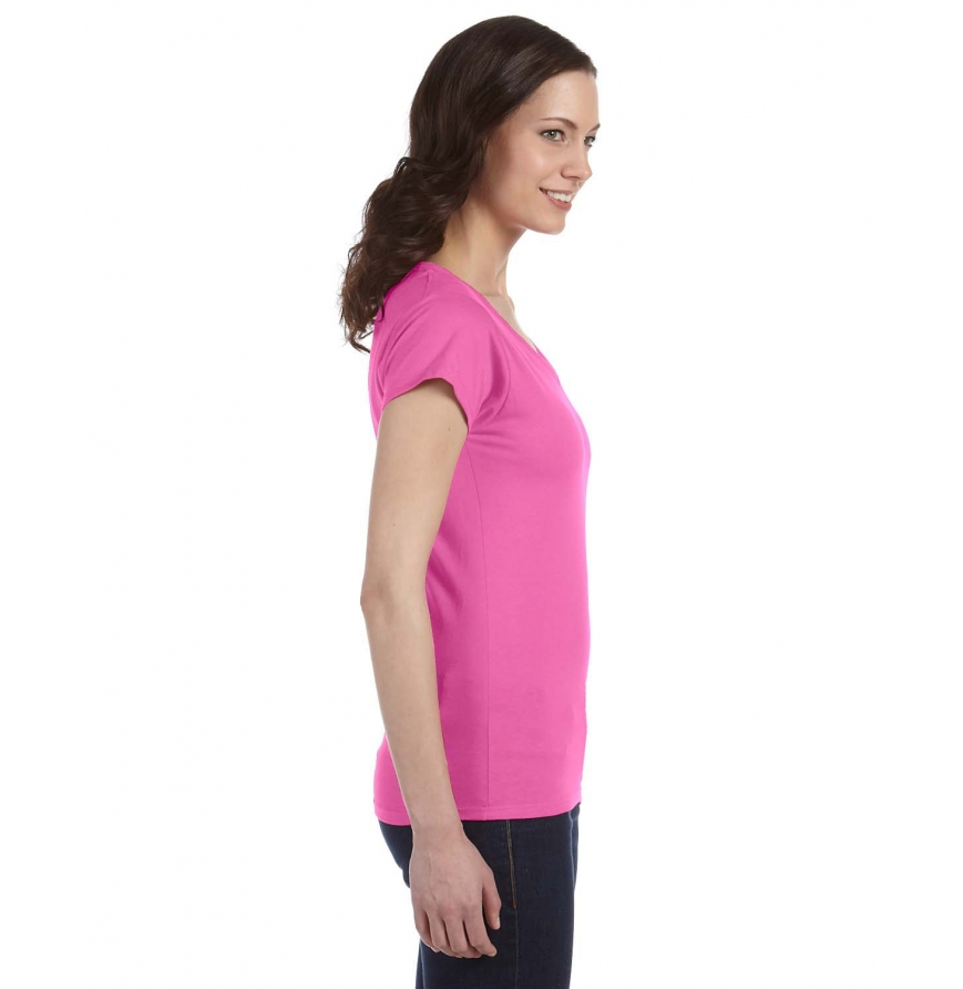 Gildan G64VL Women's SoftStyle® 4.5 oz. Fitted V-Neck T-Shirt