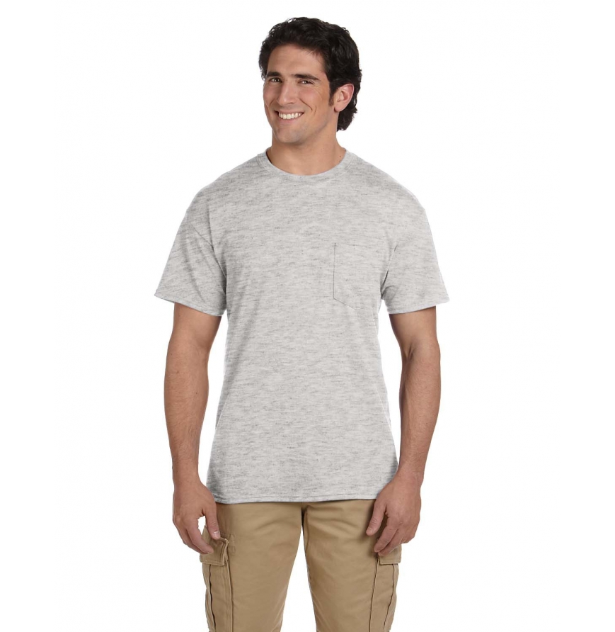 Adult 5.5 oz., 50-50 Pocket T-Shirt