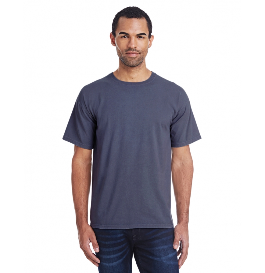 Mens 55 oz 100 Ringspun Cotton Garment-Dyed T-Shirt