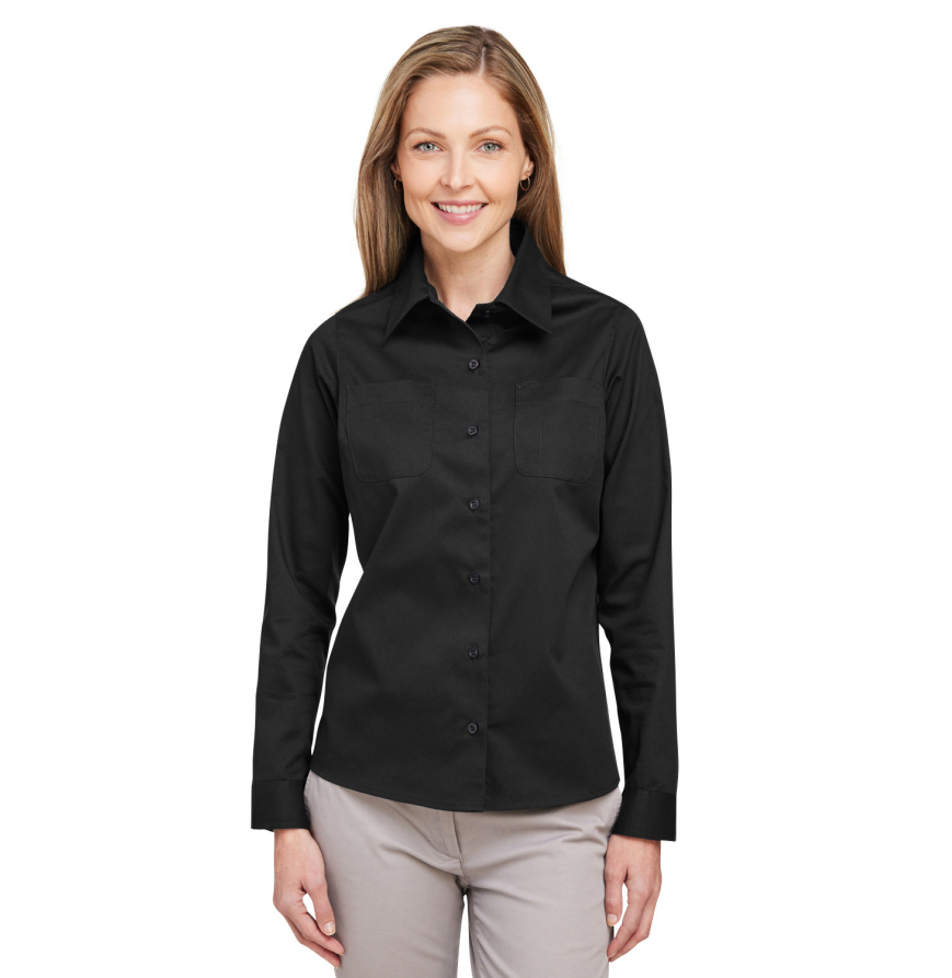 Harriton M585LW Ladies' Advantage IL Long-Sleeve Workshirt