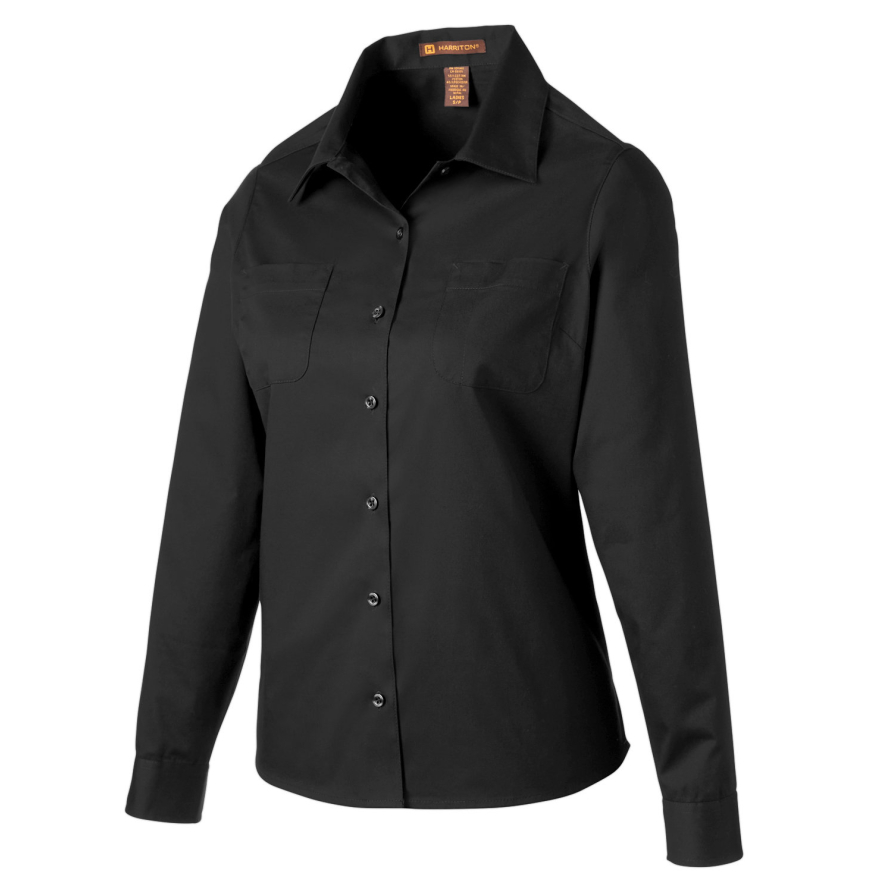 Harriton M585LW Ladies' Advantage IL Long-Sleeve Workshirt