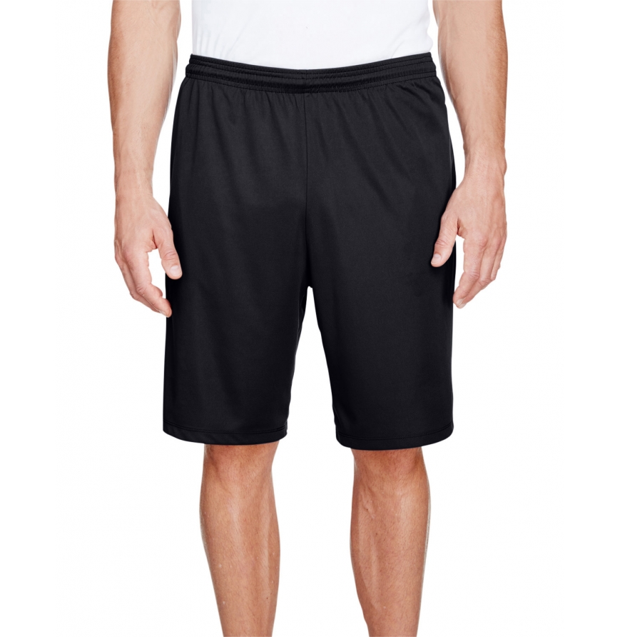 A4 Apparel N5338 Men's 9" Inseam Pocketed Performance Shorts